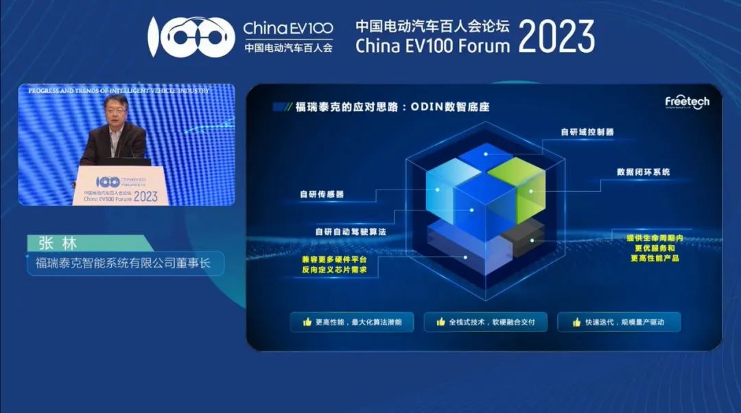 福瑞泰克出席2023中国电动汽车百人会论坛